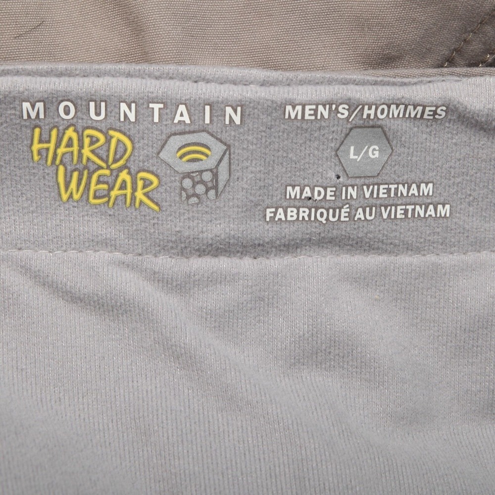 Mountain Hard Wear Pants Mens Large Gray Belt Convertible Hiking Camping Outdoor - Picture 7 of 16